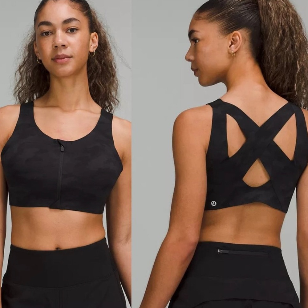 GUC Lululemon Enlite bra 36DD Heritage Camo
